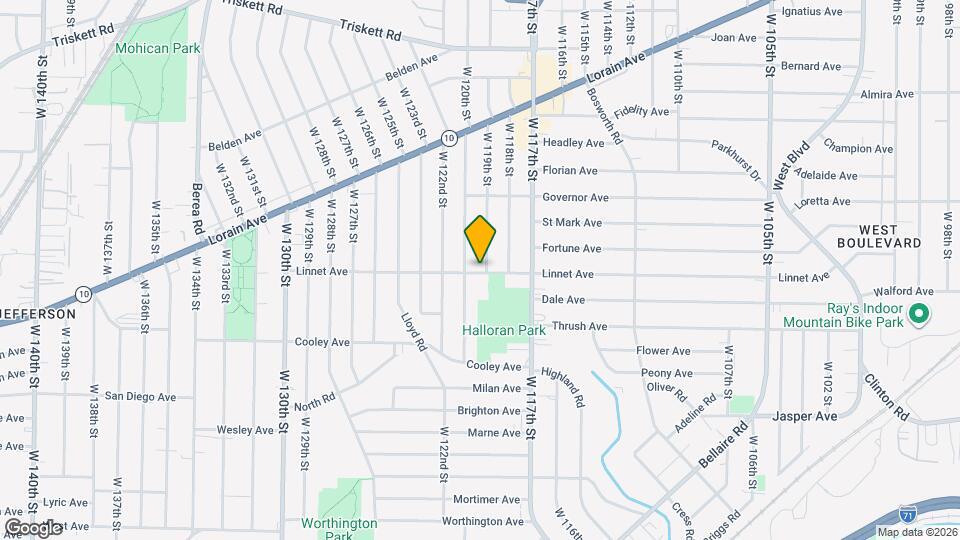 3542 W 119th St Map and Location Details