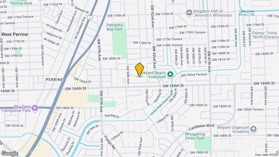 9312 SW 182nd St Map and Location Details