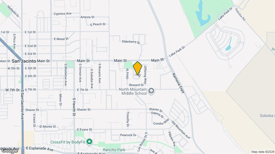 575 Miracle Dr Map and Location Details