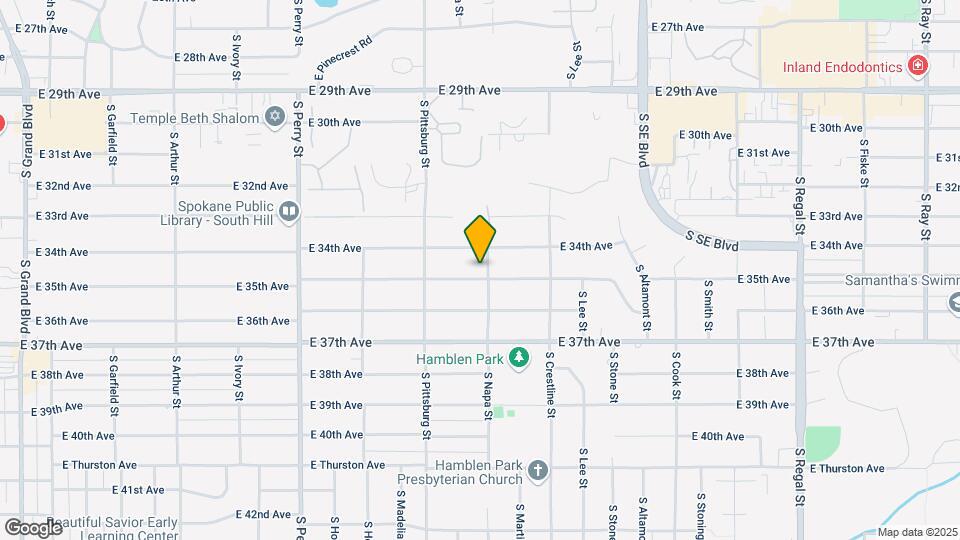 3416 S Napa St Map and Location Details