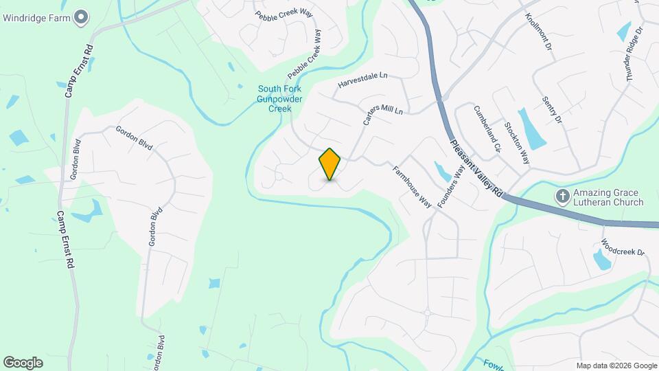 7628 Falls Creek Way Map and Location Details