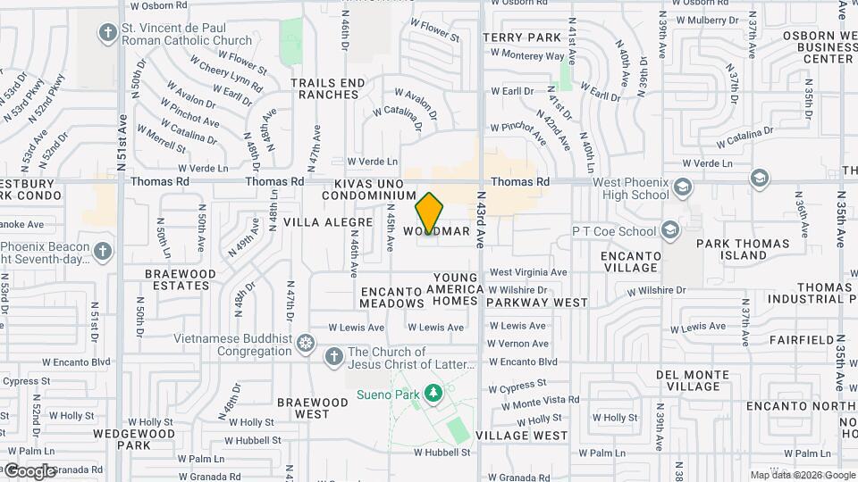 2694 N 43rd Ave Mapa y Detalles de la Ubicación