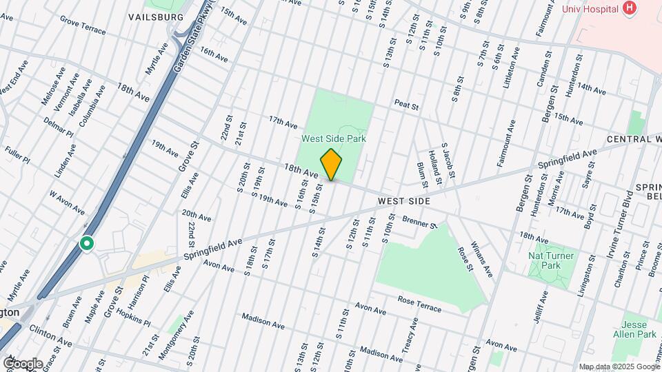 649 S 14th St Map and Location Details