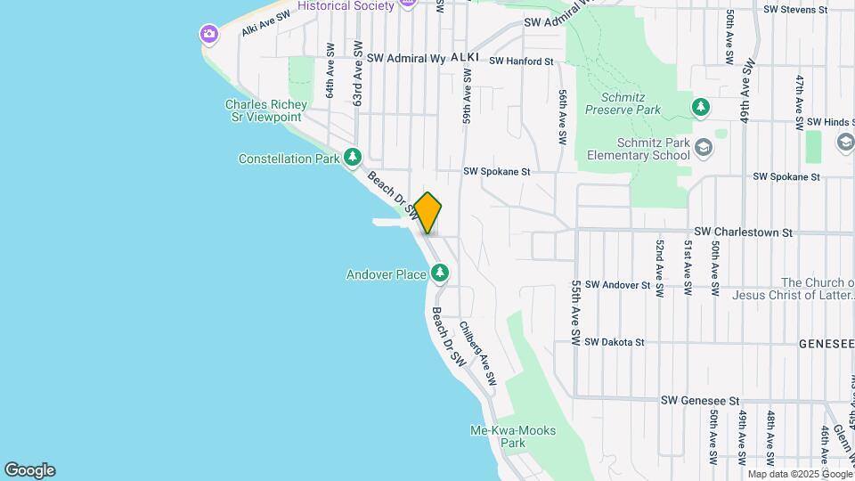 3806-3812 Beach Dr SW Map and Location Details