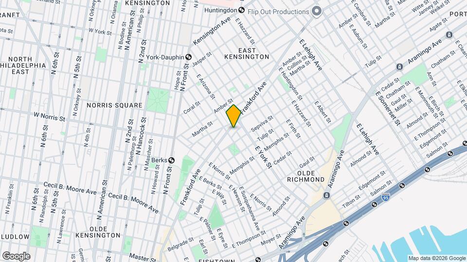 2313 Frankford Ave Mapa y Detalles de la Ubicación