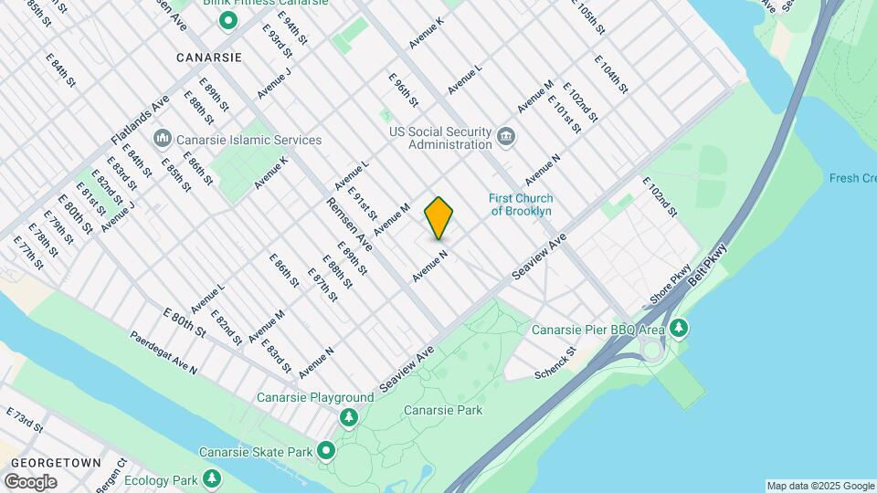 1586 Canarsie Rd Map and Location Details