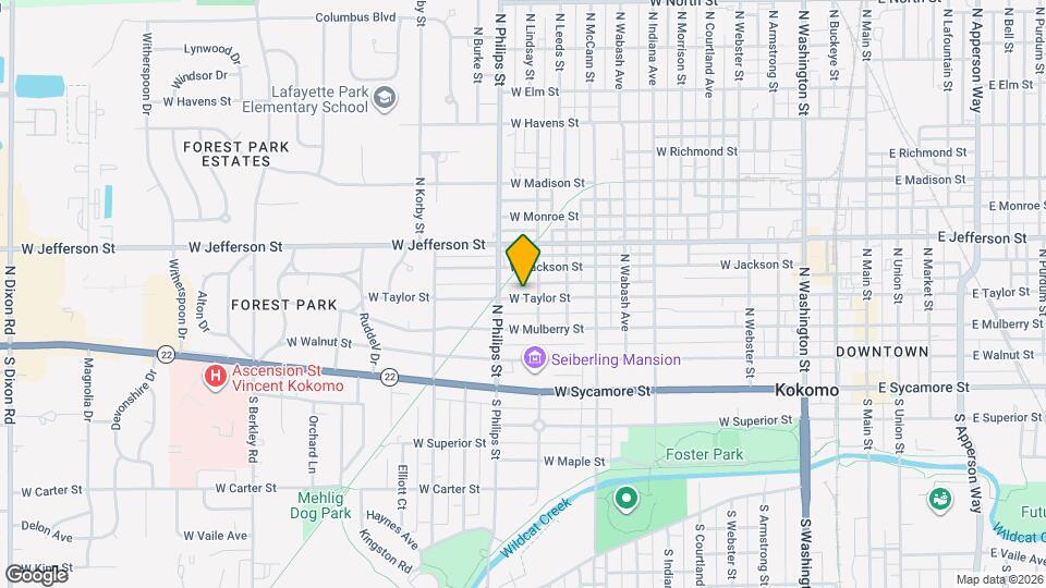 1210 W Taylor St Map and Location Details