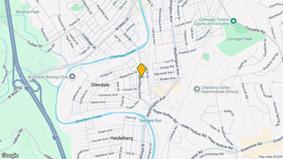 525 Carothers Ave Map and Location Details