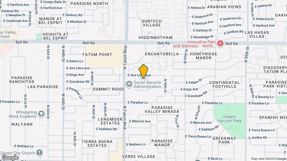 16421 N 49th St Mapa y Detalles de la Ubicación