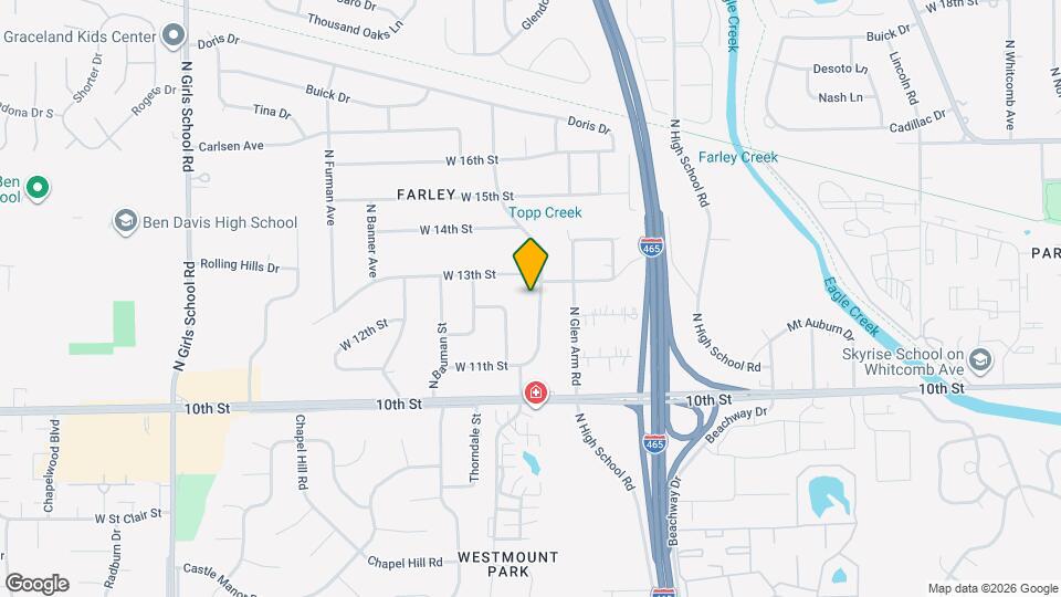 1260 Farley Dr Map and Location Details