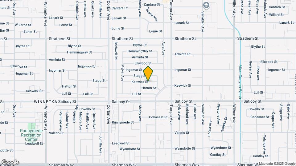 19436 Keswick St Map and Location Details