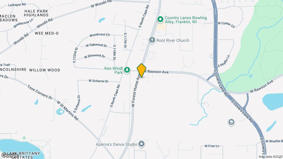 11455 W Forest Home Ave Map and Location Details