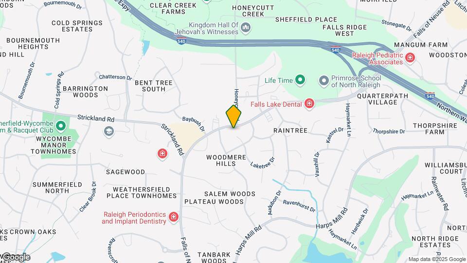 7413 Laketree Dr Map and Location Details