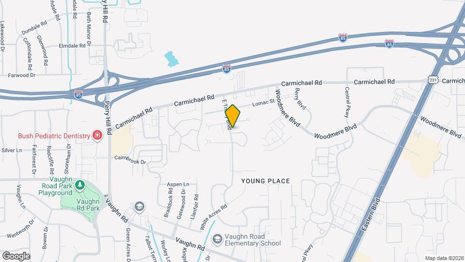 1625 E Trinity Blvd Map and Location Details