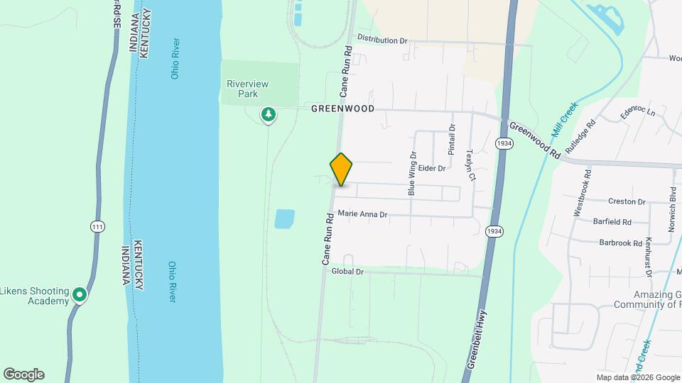 7511 Cane Run Rd Mapa y Detalles de la Ubicación