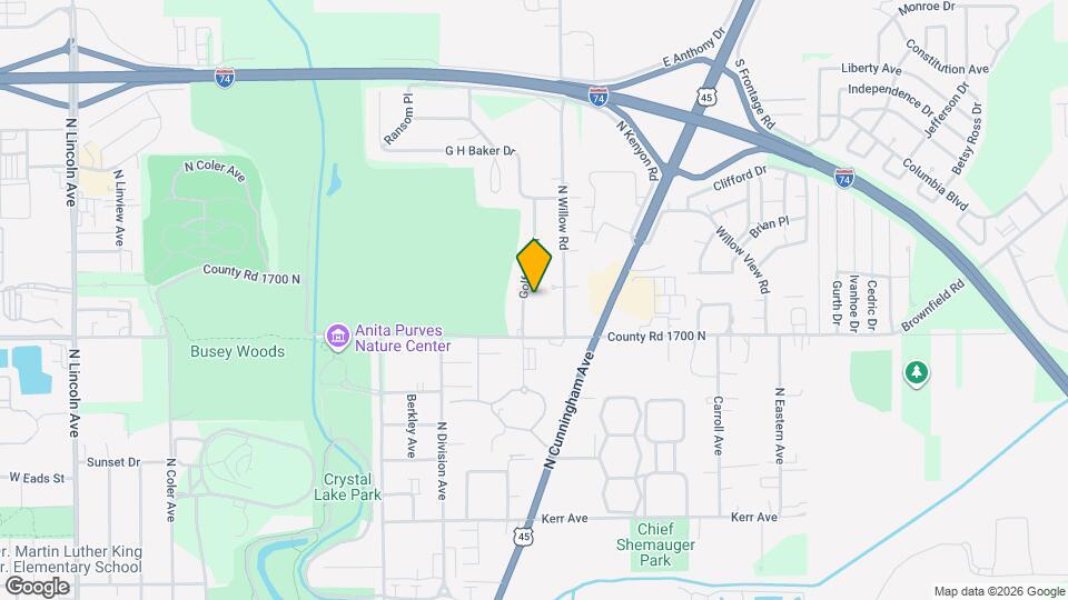 1702 Golfview Dr Map and Location Details