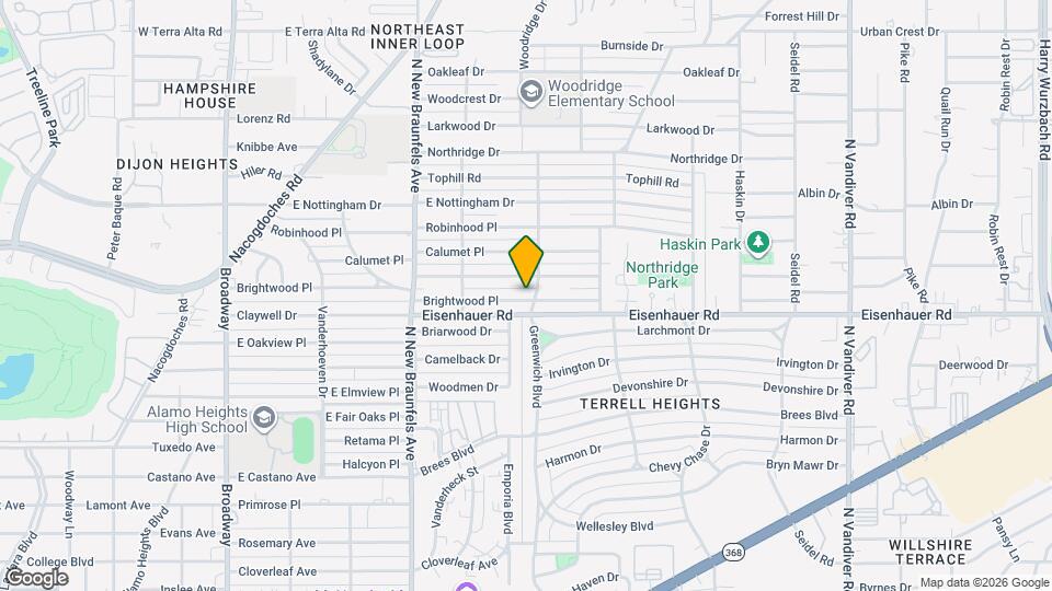 543 Brightwood Pl Map and Location Details