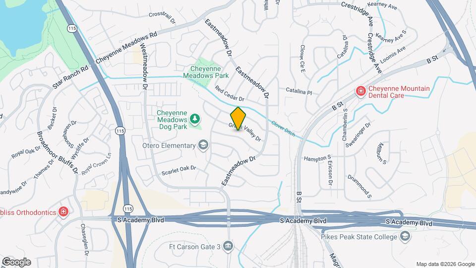1376 Coolcrest Dr Map and Location Details