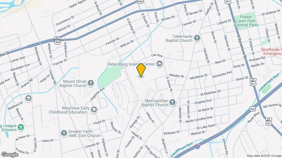 663 Pegram St Map and Location Details