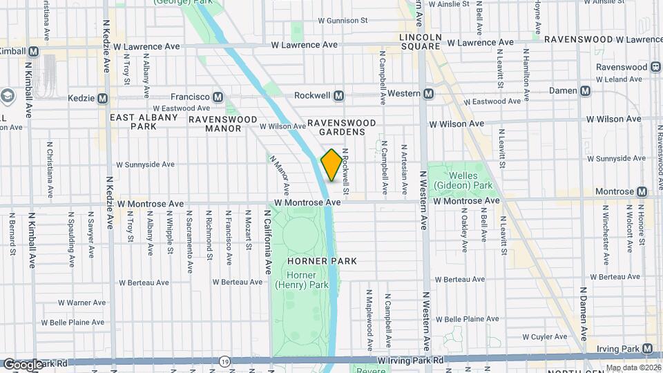 2619 W Agatite Ave, Unit 1A Map and Location Details