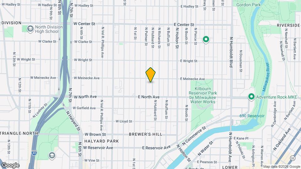 2355 N Hubbard St Map and Location Details