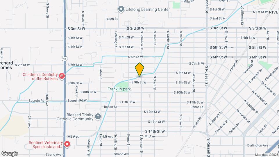 1023 S Johnson St Map and Location Details