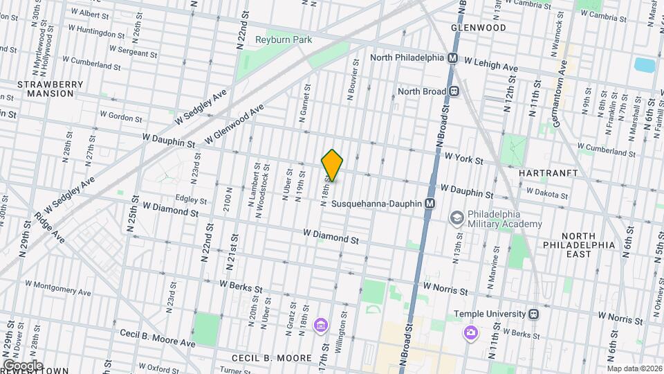 2234 N Bouvier St Map and Location Details