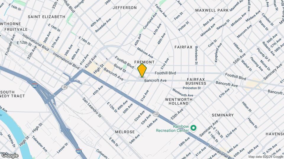 4824-4836 Bancroft Ave Mapa y Detalles de la Ubicación