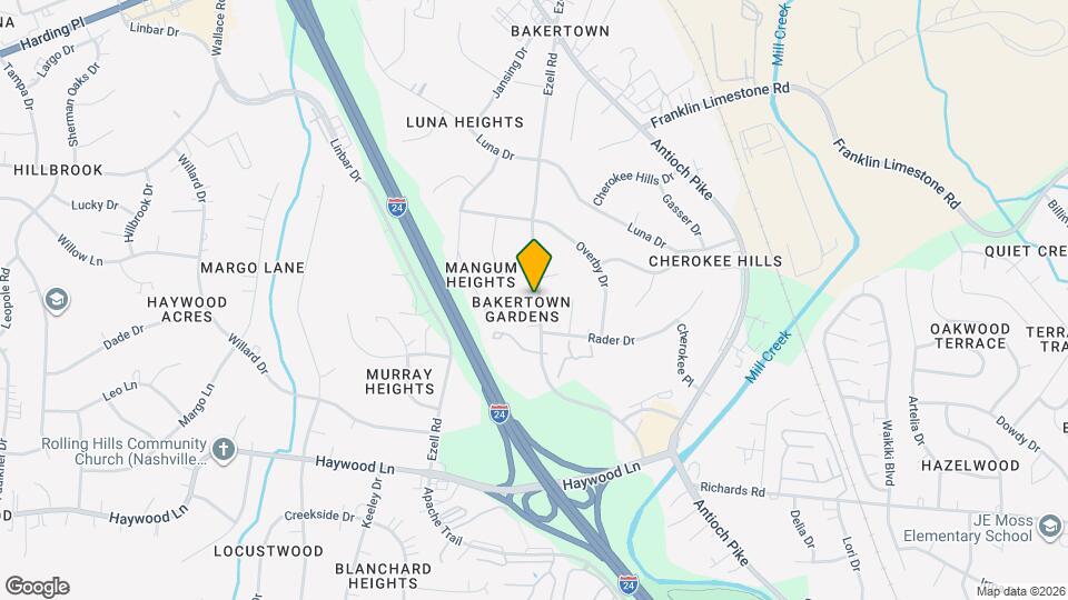 217 Bakertown Rd Map and Location Details