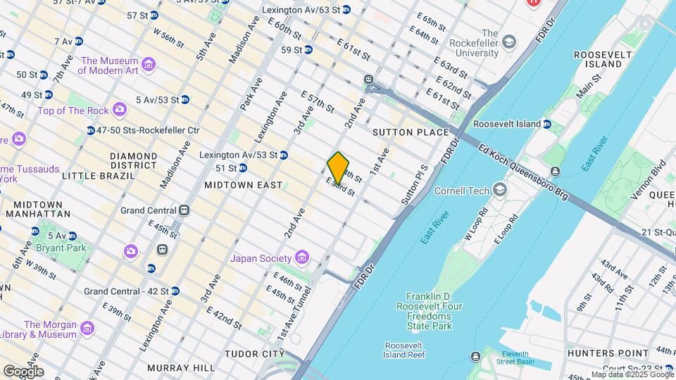 328 E 53rd St Map and Location Details