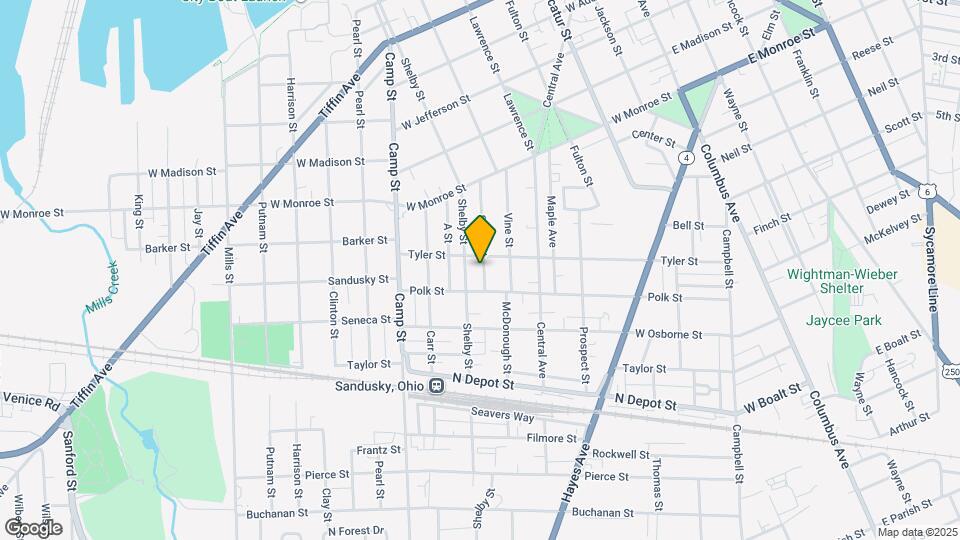 1309 Stone St Mapa y Detalles de la Ubicación