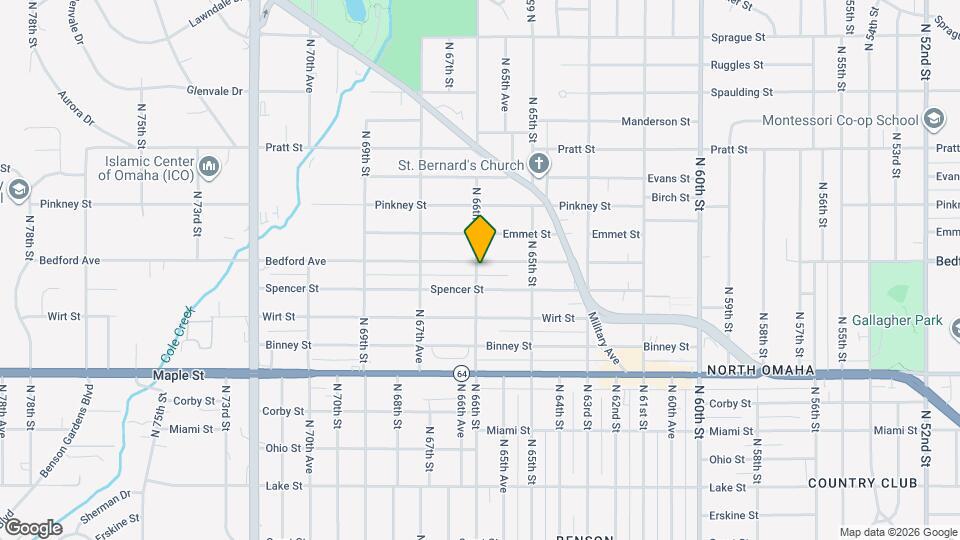 6547 Bedford Ave Map and Location Details