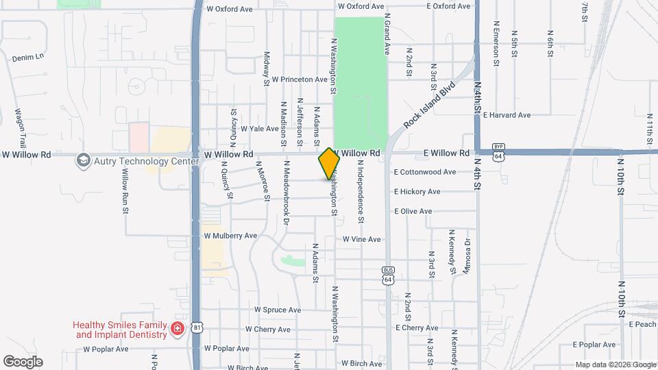 2214 N Washington St Mapa y Detalles de la Ubicación