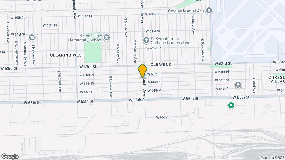 6354 S Austin Ave Map and Location Details