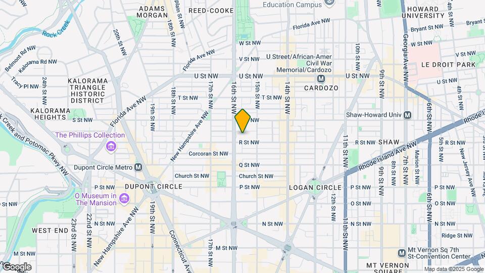 1701 16th St NW-Unit -421 Map and Location Details