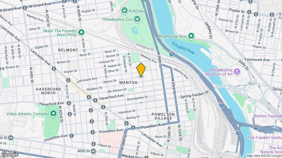 648 N 36th St Map and Location Details
