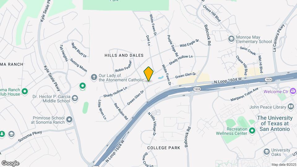 7613 Green Glen Dr Map and Location Details