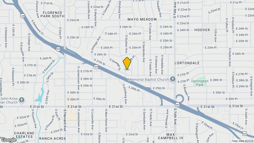 2663 S Pittsburg Ave Map and Location Details