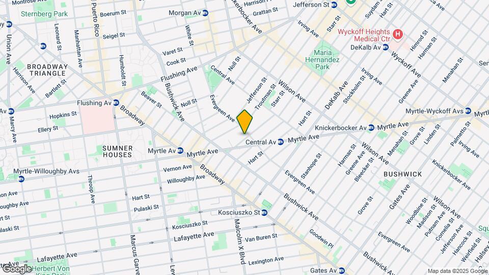 967 Willoughby Ave Mapa y Detalles de la Ubicación