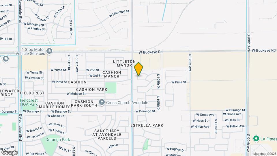 10634 W Pima St Map and Location Details