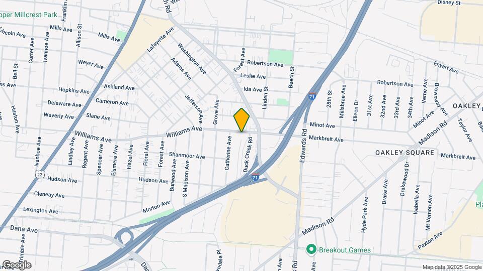 2545 Williams Ave, Unit 2 Map and Location Details