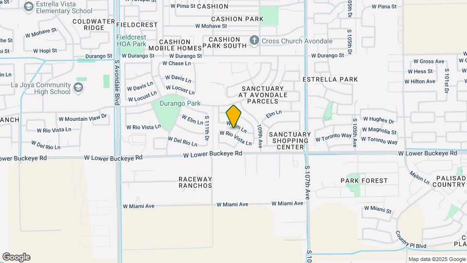 10994 W Rio Vista Ln Map and Location Details
