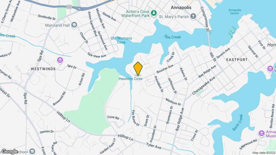 11 Spa Creek Landing Map and Location Details