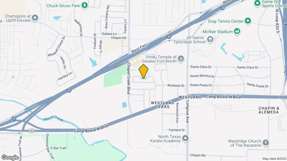 10104 Chapel Oak Trail Map and Location Details