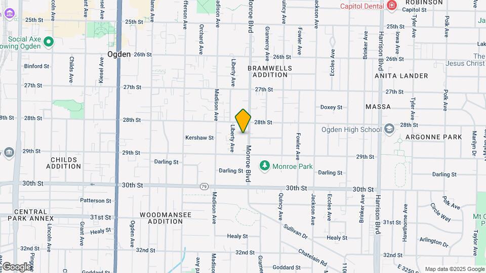 2839 Monroe Blvd Mapa y Detalles de la Ubicación