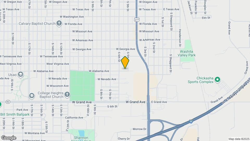 510 W Alabama Ave Map and Location Details