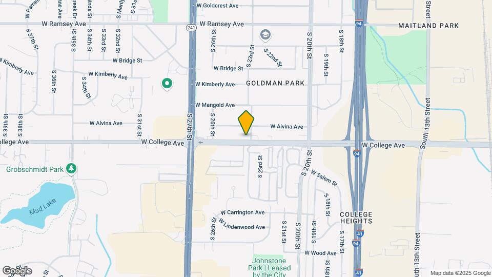 2312 W College Ave Map and Location Details