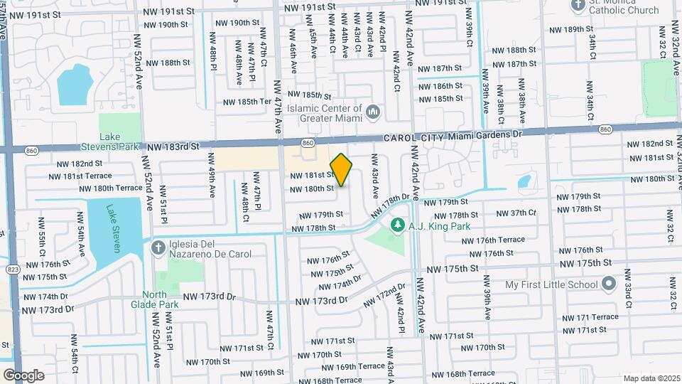 17955 NW 44th Ct Map and Location Details