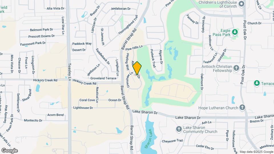 6816 Alderbrook Dr Map and Location Details