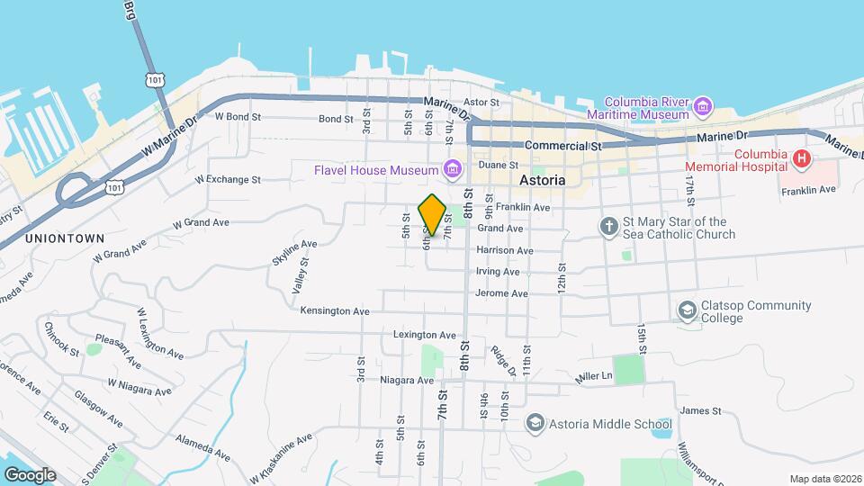 624 Harrison Ave Map and Location Details